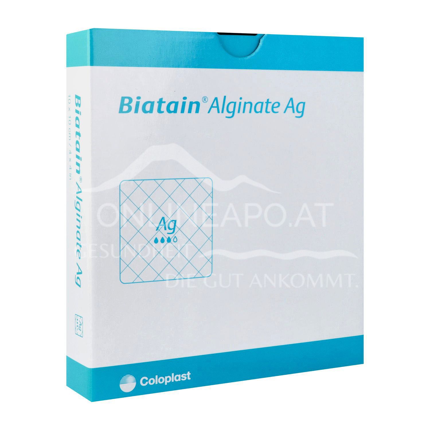 Biatain® Alginate Ag Alginatkompressen steril, 5 x 5 cm