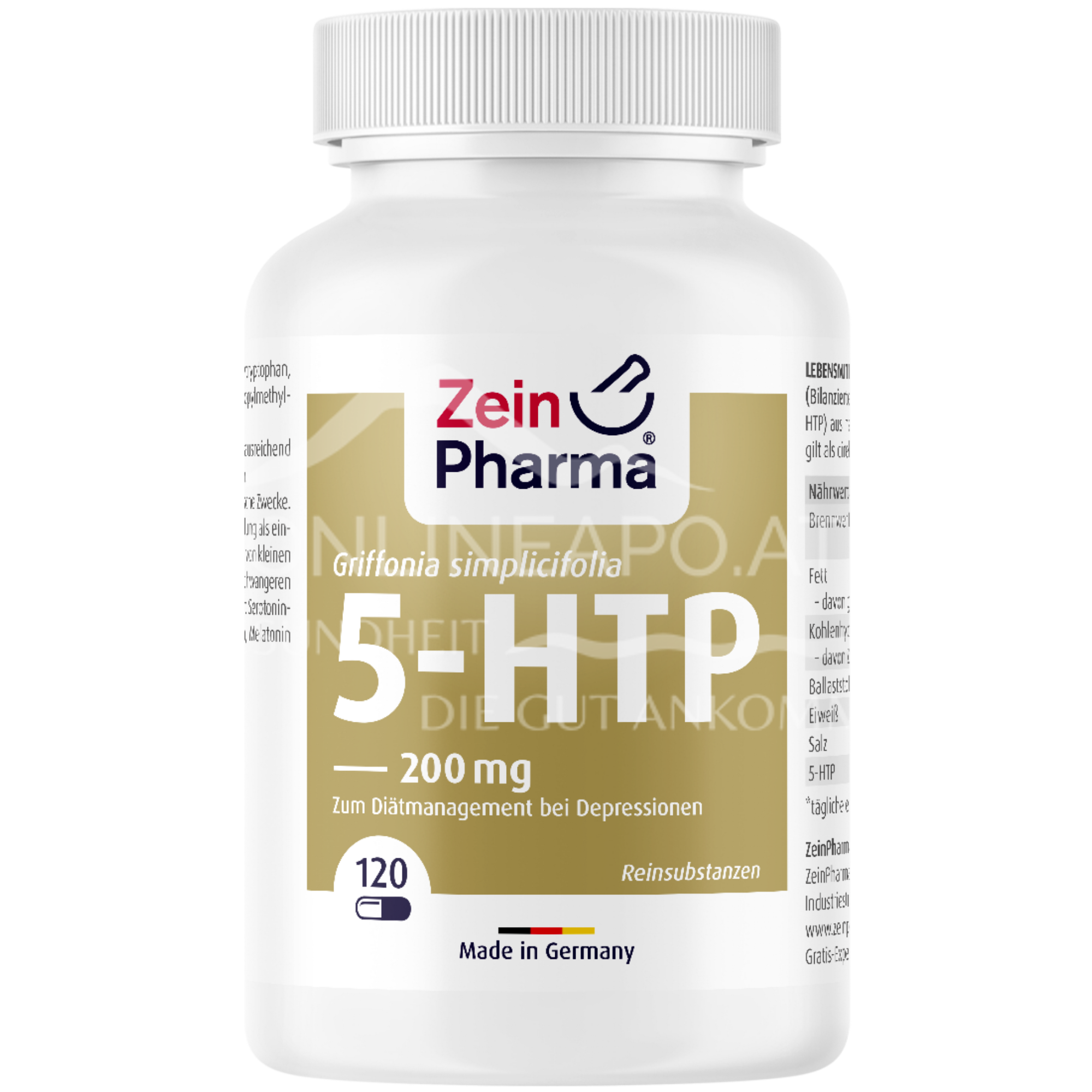 ZeinPharma Griffonia simplicifolia 5-HTP Kapseln 200 mg