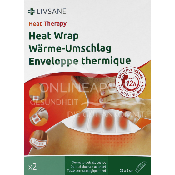 LIVSANE Wärme-Umschlag 29 x 9 cm